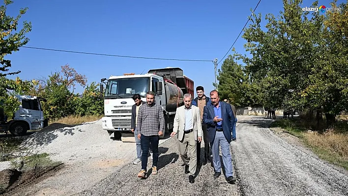 Yeşilyurt'ta yollar daha konforlu hala getiriliyor