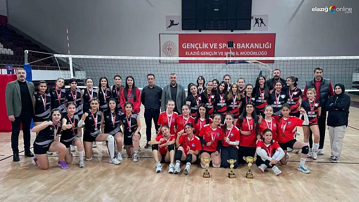 Elazığ'da Yıldız Kızlar Voleybol Turnuvasında Şampiyon Belli Oldu!