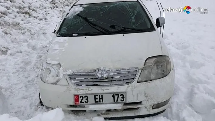 Yoldan çıkan otomobil kara saplandı: 3 yaralı