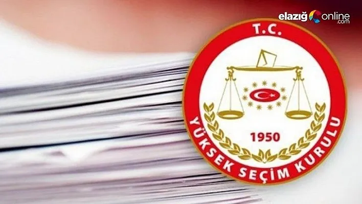 YSK, seçimlere girme yeterliliğine sahip partileri açıkladı