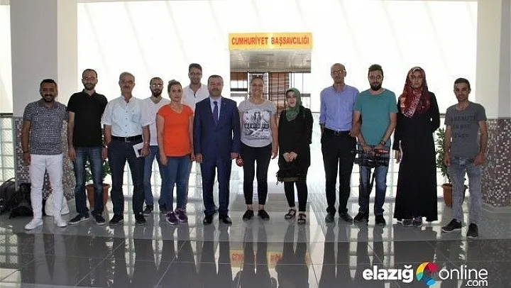 Başsavcı Korkmaz, Basın Mensupları ile Vedalaştı