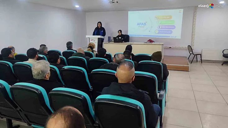 Deprem kuşağındaki Elazığ'da AFAD sahada!