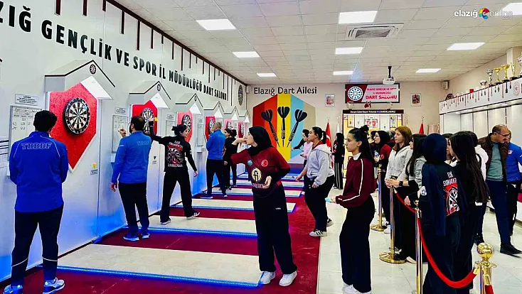 Elazığ'da dart şöleni sona erdi: 30 okul şampiyonluk için ter döktü