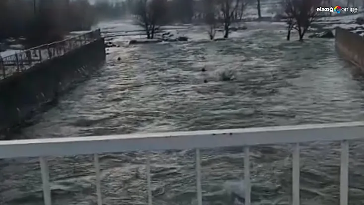 Kışın karı, baharın çilesi oldu: Karakoçan’da akarsular şahlandı!