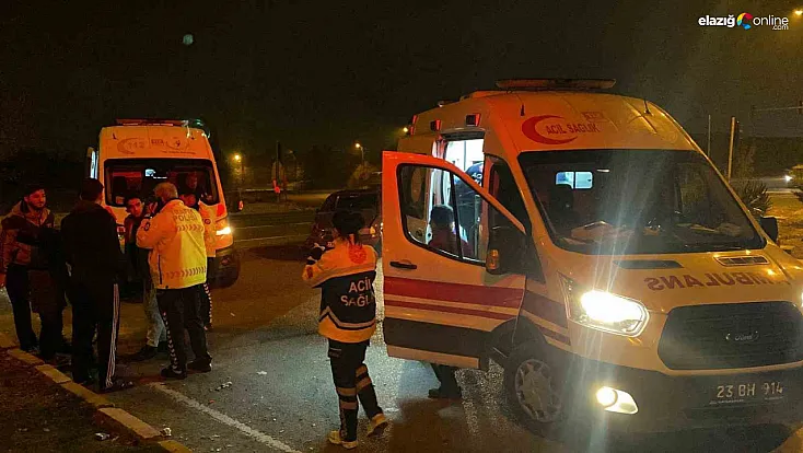 Elazığ’da Trafik Kazası: 2’si Çocuk 6 Yaralı