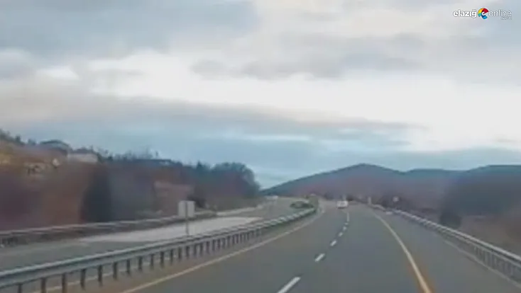 İşte 3 kişinin yaralandığı Elazığ-Malatya yolundaki o kazanın görüntüleri