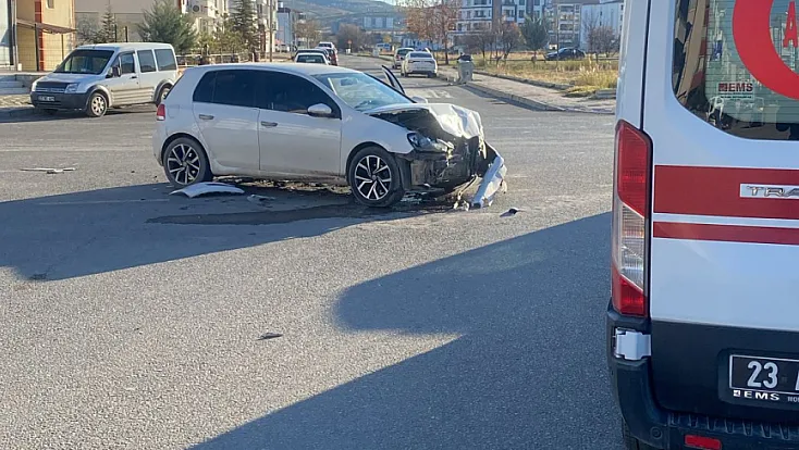 Elazığ Ataşehir’de trafik kazası: 1 kişi yaralandı