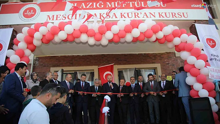 Mescid-i Aksa Kur’an Kursu Hizmete Girdi: Açılışı Bilal Erdoğan Yaptı