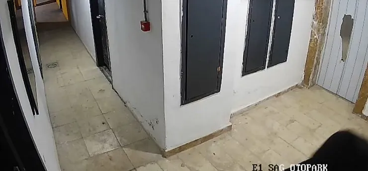 Elazığ'da güvenlik kameralarına zarar veren şahıs kameraya yakalandı