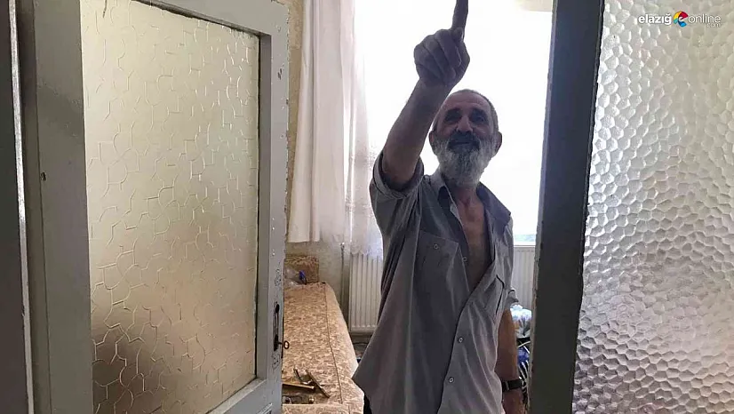 Yaşlı adamın imdadına önce komşusu sonra ekipler yetişti