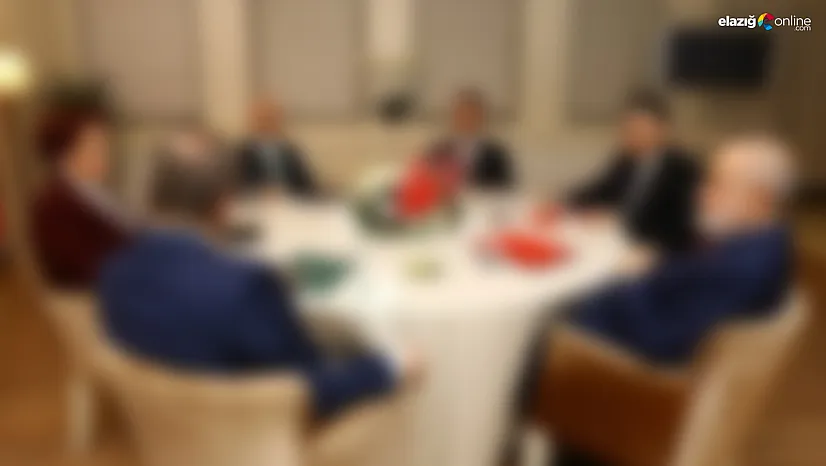6'lı masa bu kez Elazığ'da kuruldu!