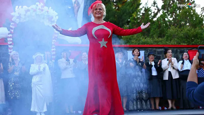 Cumhuriyet'in 102. Yılında Elazığ'da Kadınlardan Gururlandıran Gösteri