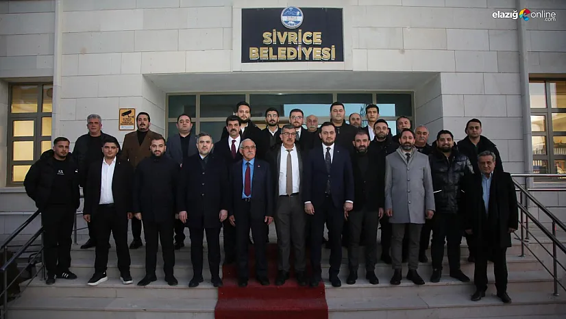 Maden ve Sivrice'de AK Parti rüzgarı: Hem teşkilatla buluştular hem esnafla