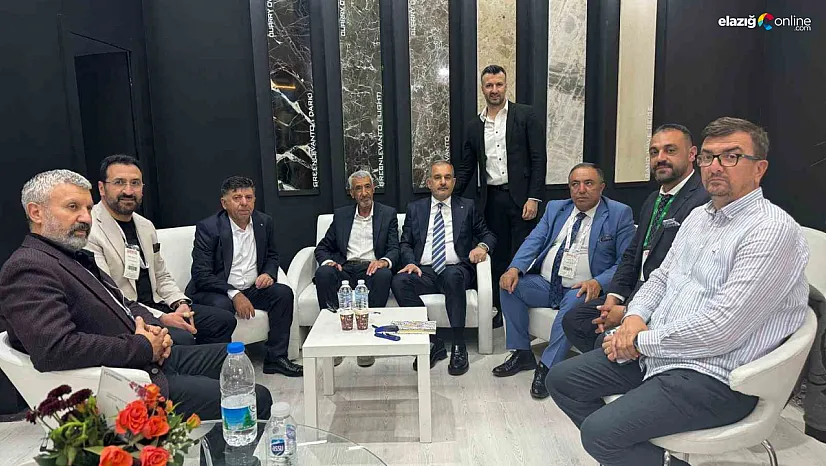 TSO Başkanı Alan, İzmir Mermer Fuarı'nda Elazığlı Firmaları Yalnız Bırakmadı!