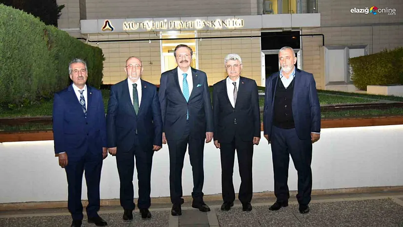 Elazığ Ekonomisi Ankara Masasında: Dumandağ, Hisarcıklıoğlu ile Görüştü!