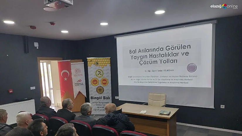 Bingöl'de arıcılara seminer verildi