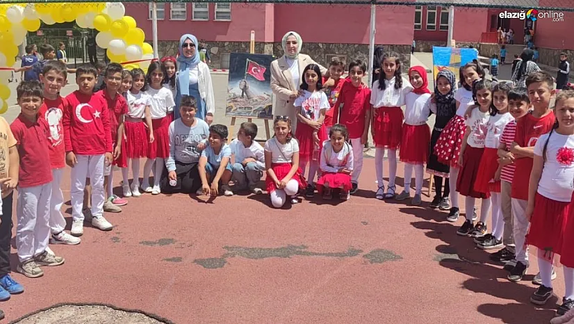 Bingöl'de ilkokul öğrencileri resim sergisi açtı