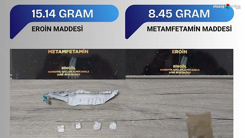 Bingöl'de uyuşturucu operasyonu