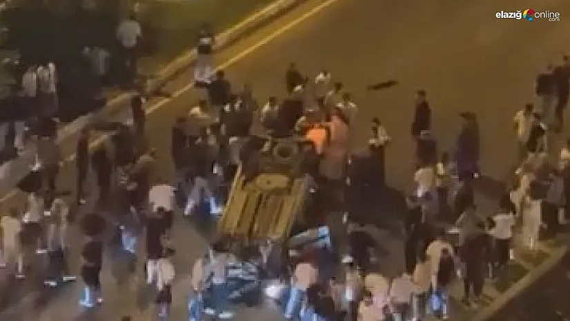 Diyarbakır'da araçların çarpıştığı kazada otomobil ters döndü: 3 yaralı
