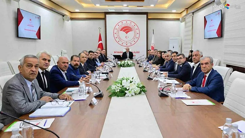 Diyarbakır'da kuraklıkla mücadelede mevcut durum değerlendirildi