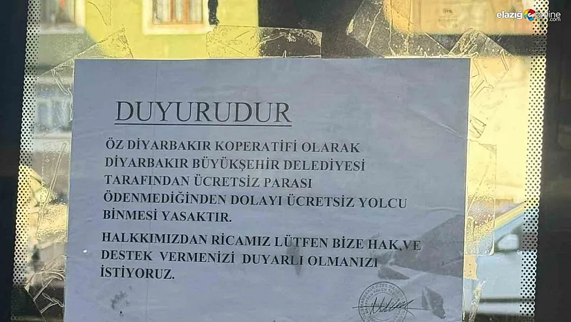 Diyarbakır'da özel halk otobüslerinden ücretsiz yolcu krizi