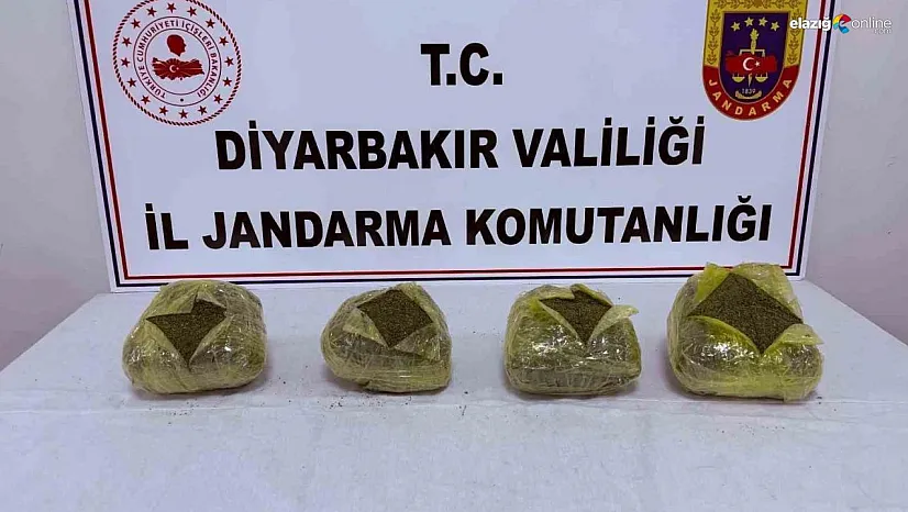 Diyarbakır'da uyuşturucu operasyonu: 38 kilo esrar ele geçirildi