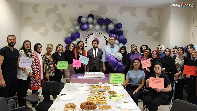 Elazığ'da Prematüre Farkındalığı: Minik Bebekler ve Aileleri Hastanede Buluştu