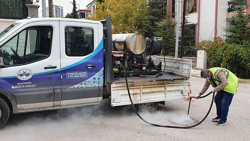 Elazığ'da larva ile mücadele çalışmaları sürüyor