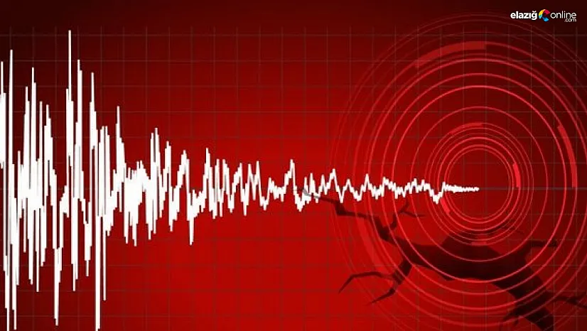Elazığ'da 3.9 büyüklüğünde deprem