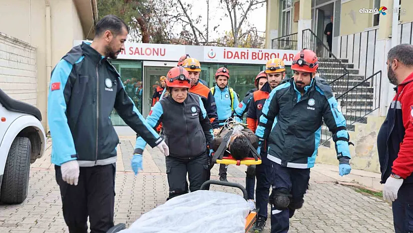 6.8 büyüklüğünde deprem senaryosu hastaneyi harekete geçirdi
