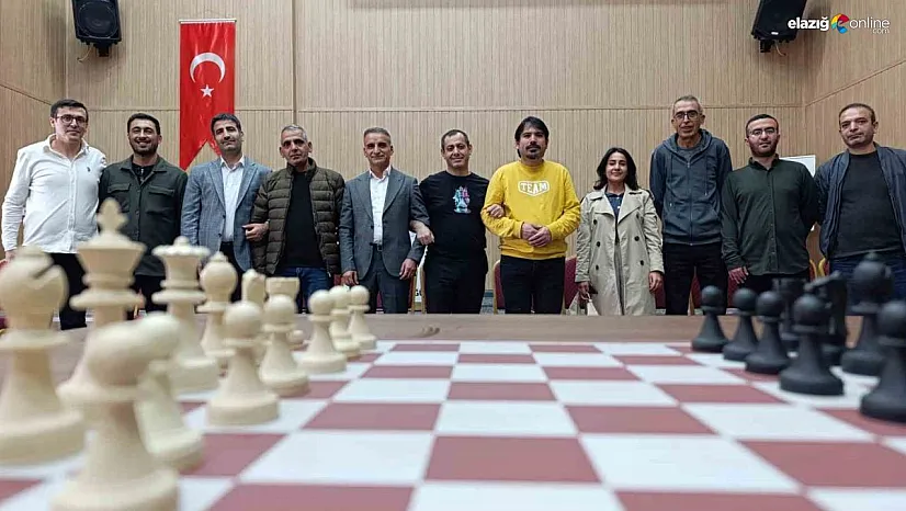 Elazığ'da düzenlenen satranç turnuvası sona erdi