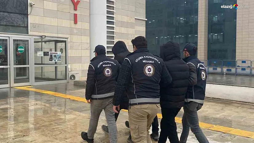 Elazığ polisinden kaçak göçmen operasyonu
