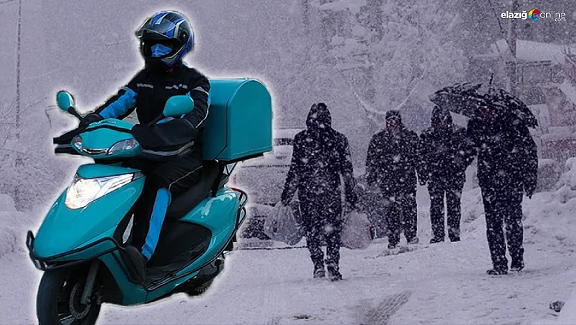 Elazığ'da kar geldi, motorlar durdu! Valilik yasak kararını duyurdu