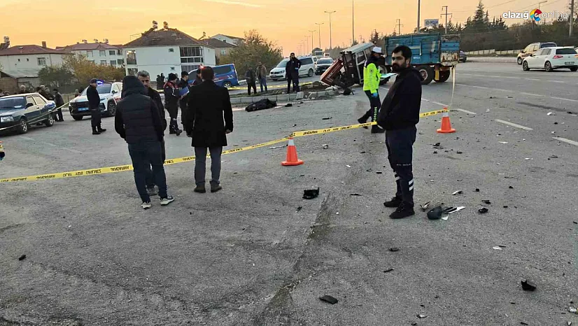 Yurtbaşı OSB Yolunda Can Pazarı: Traktörle Çarpışan Araç Yayayı Altına Aldı