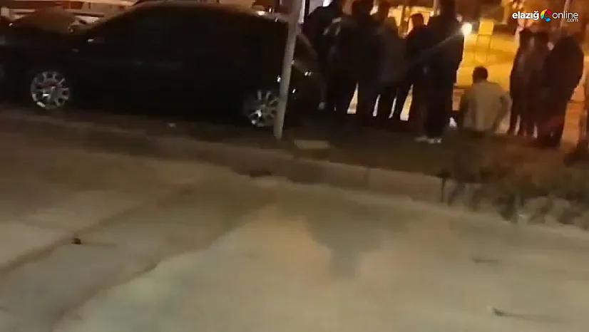Elazığ'da otomobil refüjde bulunan ağaca çarptı: 1 ağır yaralı