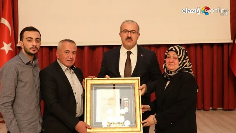Elazığ Valiliğinden şehit aileleri ve gazilere anlamlı tören