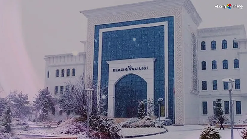Elazığ buz kesti: Valilikten 5 ilçe ve merkeze 'Taşımalı Eğitim' molası