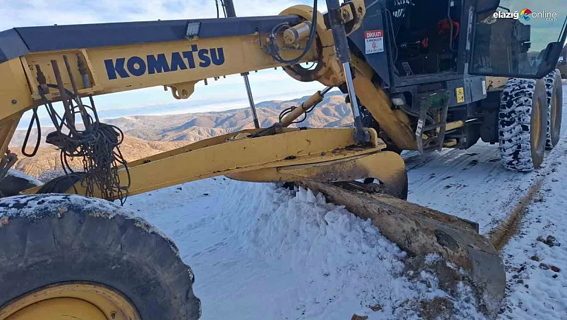 Elazığ'da mevsimin ilk karı düştü: Elazığ İl Özel İdaresi mücadeleye hazır!
