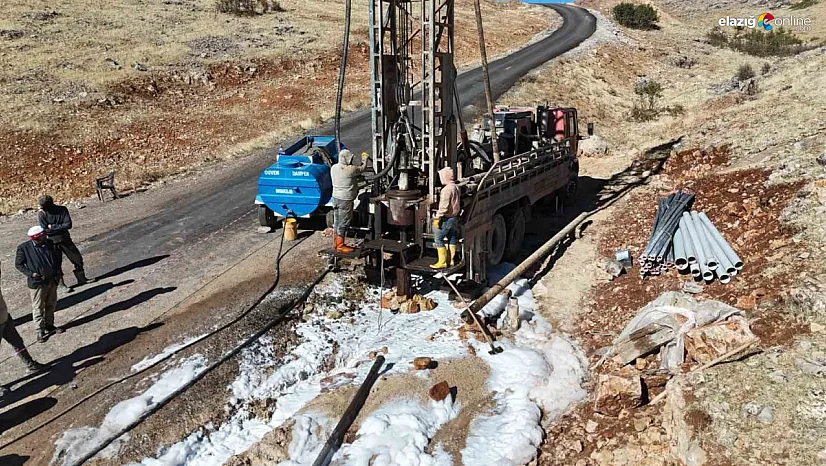 Elazığ Kovancılar Kuşçu Köyünde Su Hasreti Son Buldu!