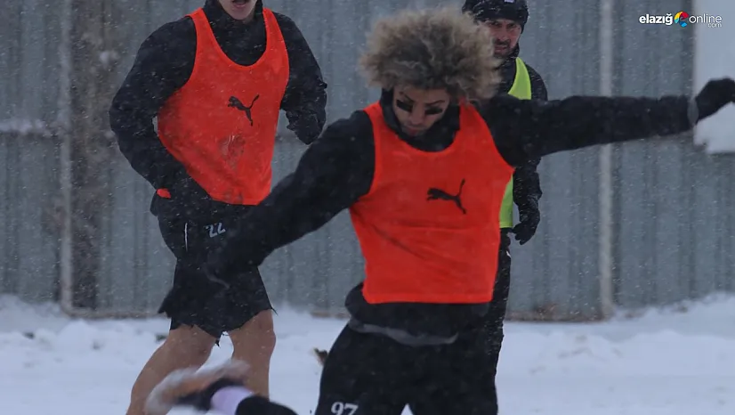 Kar kış vız gelir! Elazığspor'da Ankaragücü hazırlıkları durmuyor