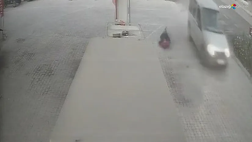 Baskil'de Dehşet! Eniştesine Araçla Çarpıp Kaçtı! O Anlar Kamerada!