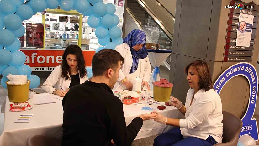 Elazığ Fethi Sekin Şehir Hastanesi'nde Diyabet Farkındalık Etkinliği