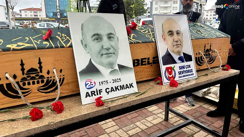 Elazığ'da Acı Kayıp: Arif Çakmak Son Yolculuğuna Uğurlandı!