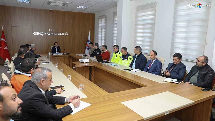 Genç'te kış tedbirleri ele alındı