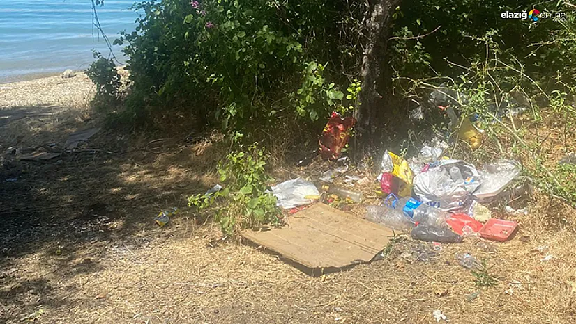 Hazar Gölü'nden Üzen Görüntüler: Elazığ'ın Cennet Köşesi Çöplüğe Döndü!