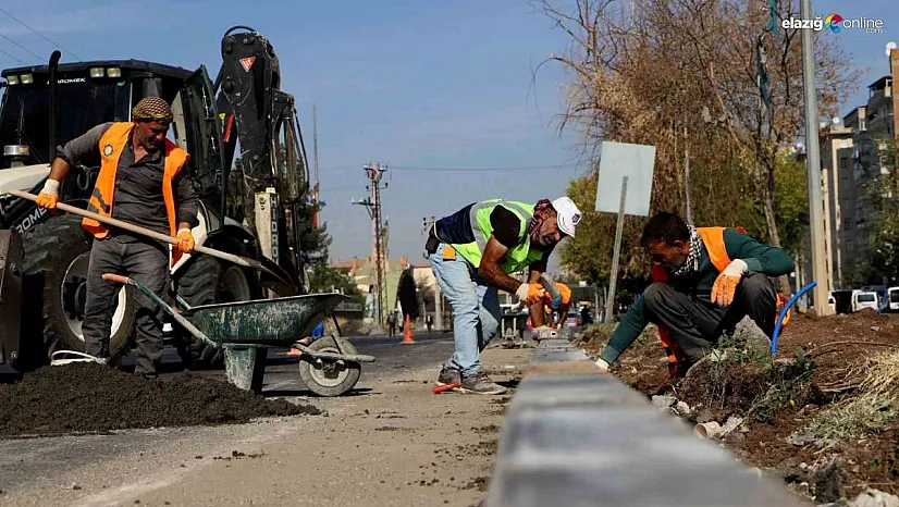 Karacadağ Caddesi modern bir görünüme kavuşuyor
