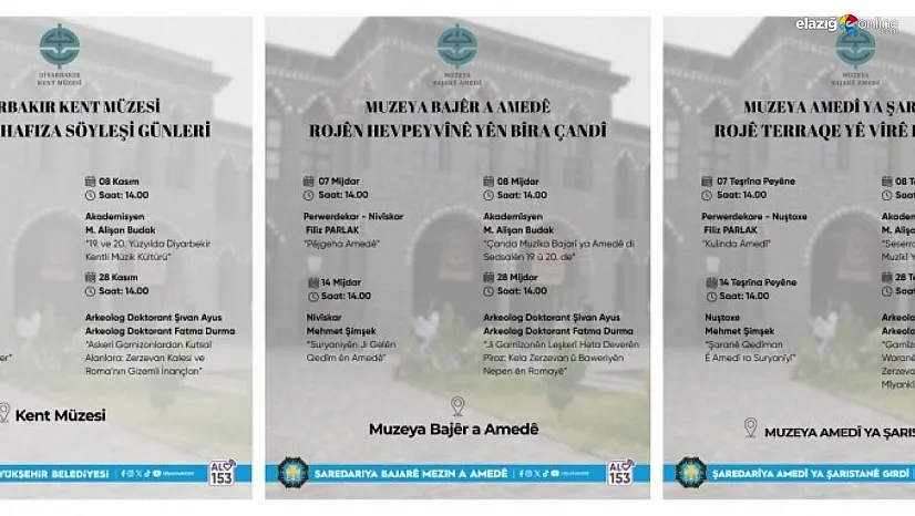 Kent Müzesinde 'kültürel hafıza söyleşileri' gerçekleştirilecek