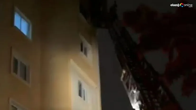 Malatya'da apartman yangını: Hamile kadın ve eşi hastaneye kaldırıldı