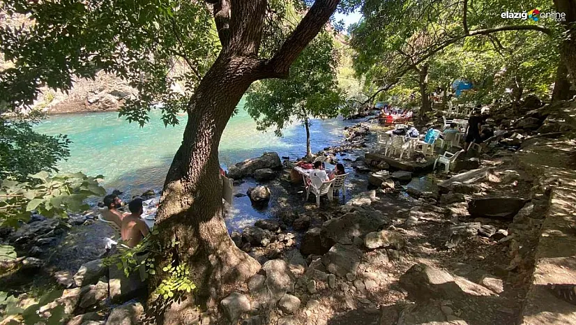 Munzur gözelerine hafta sonu ziyaretçi akını