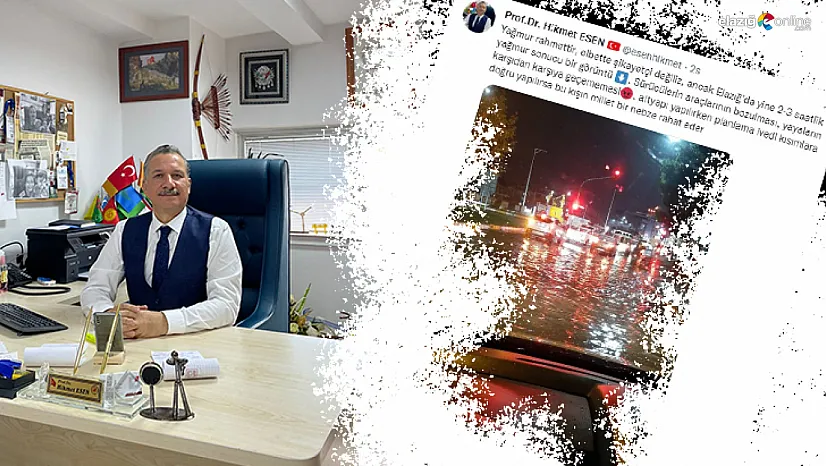Prof. Dr. Esen'den acil alt yapı vurgusu!
